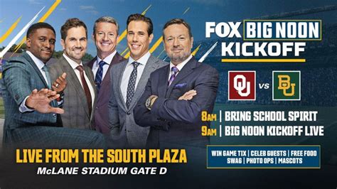 Fox Big Noon Kickoff Schedule Dodi Nadeen