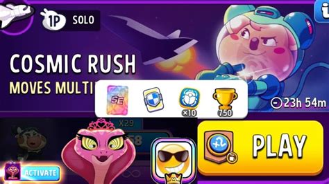 Solo Challenge Cosmic Rush Moves Multipier Blow Em Up Match