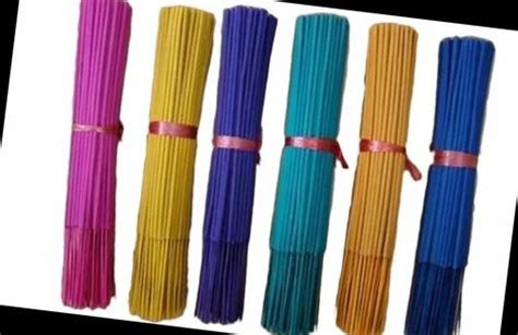 Round Bamboo Metallic Color Incense Sticks For Religious At Rs Kg