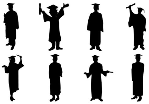 Graduate Silhouette Clip Art At Getdrawings Free Download