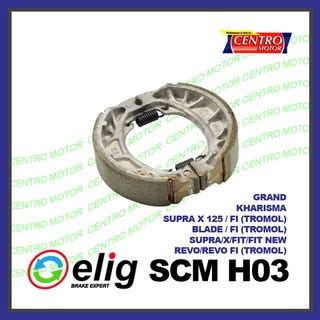 Jual ELIG SCM H03 KAMPAS REM BELAKANG HONDA REVO BLADE SUPRAX125