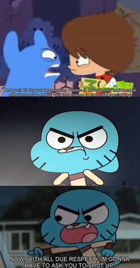 Gumball Gets Mad And Scolds Bloo By Memetoon783 On Deviantart