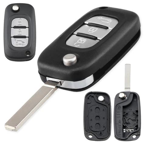 Buttons Car Key Fob Case Shell Replacement Flip Folding Remote Case