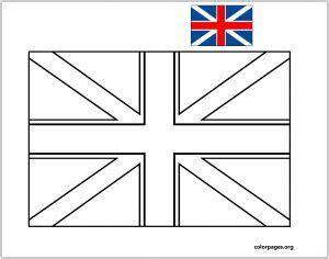 United Kingdom flag printable coloring page - Colorpages.org