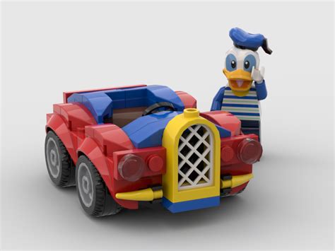 Lego Moc Donald Duck By Gus Rebrickable Build With Lego