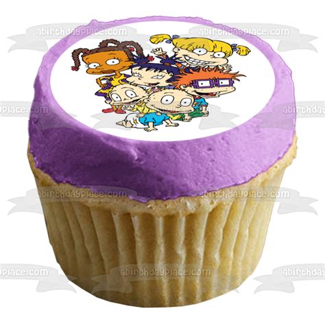 Rugrats Angelica Chuckie Tommy Susie Kimi And Dill Edible Cake Topper A Birthday Place