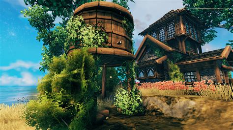 Small Medieval Plains House Valheim Build