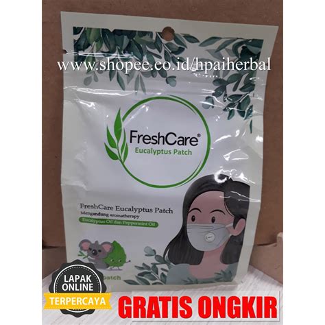 Jual Pengharum Masker Stiker Wangi Aroma Therapy Freshcare Melegakan