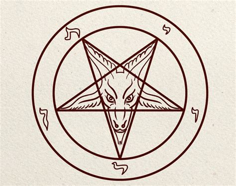 Satanic Symbols Clip Art Vector Etsy M Xico