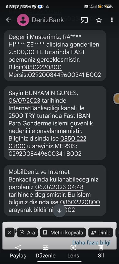 Denizbank Bilgim Ve Onay M D Nda Mobil Bankac L Ma Giri