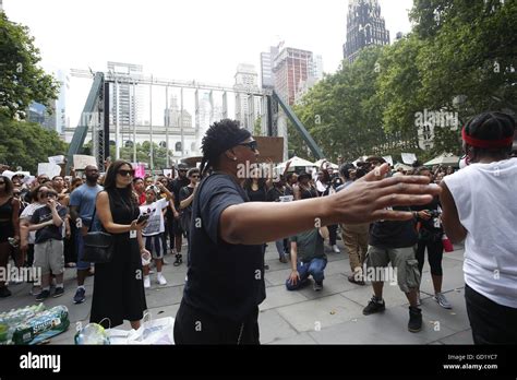 New York City Usa Juli Mehrere Hundert Aktivisten