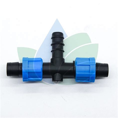 Irrigation Plastic One Barb Tape Fittings Tee For Drip Tape Drip Tape