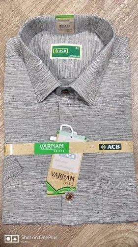 Acb Plain Casual Wear Full Sleeve Mens Cotton Shirt Machine Wash Size