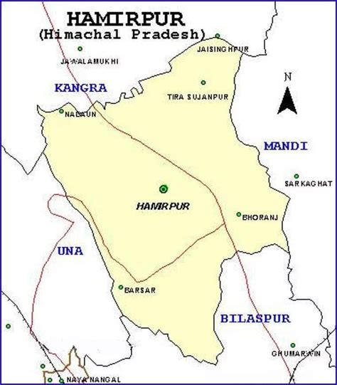 Brief Geography Of District Hamirpur Hp General Studies