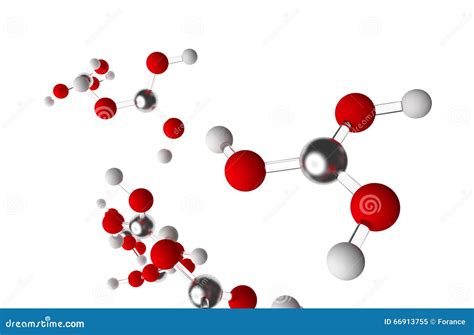 Boric Acid Molecular Structure, 3d Model Molecule, Orthoboric Acid ...