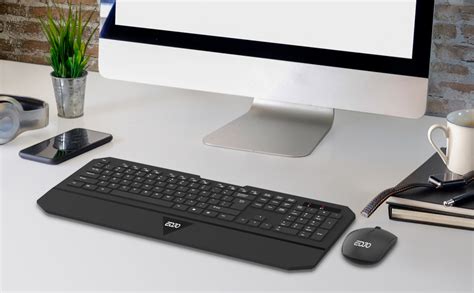 Amazon Wireless Keyboard And Mouse Combo Edjo G Full Sized