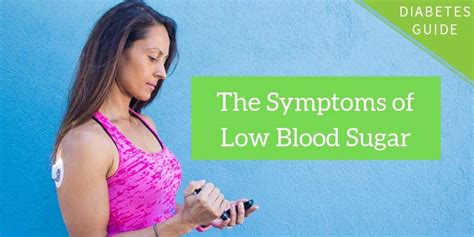 Symptoms of Low Blood Sugar (Hypoglycemia) - Diabetes Strong