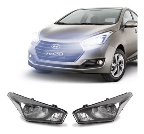 Farol Hyundai Hb20 2012 A 2017 Arteb Máscara Negra Original MercadoLivre