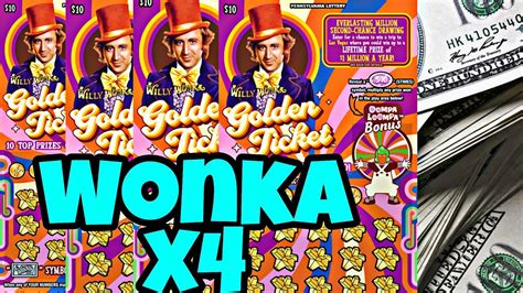 Pa Lottery Scratch Off Willy Wonka Golden Ticket Top Prize