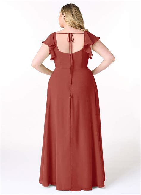 Terracotta Azazie Bondi Bridesmaid Dresses Azazie