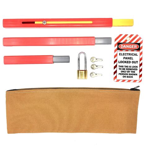 Panel Lockout Set With Pouch Electrical Panel Lockout