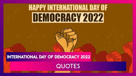 International Day of Democracy 2022 Quotes & Messages To Celebrate the ...