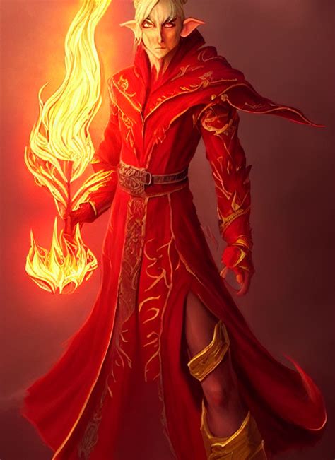 Fire Mage Concept Art