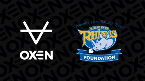 Leeds Rhinos Foundation Announce New Partnership With OXEN Sports