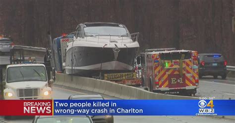 Two People Killed In Wrong Way Crash In Charlton Cbs Boston