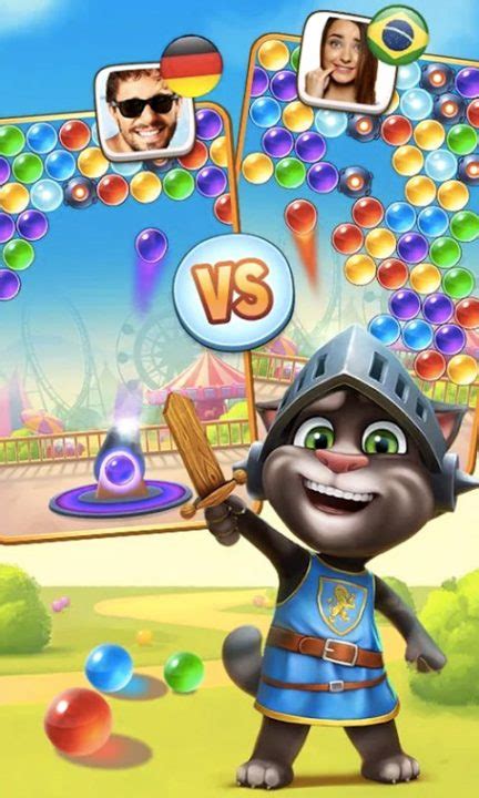 Talking Tom Bubble Shooter - Talking Tom Online Bubble Shooter Game