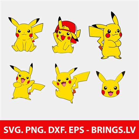 Pikachu Cricut Svg