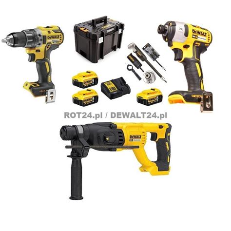 Zestaw Combo Dcd Dcf Dch X Ah Tstak L Dewalt