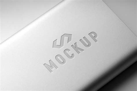 Premium Psd Metal Logo Effect Mockup