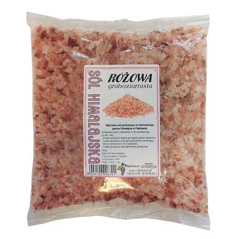 SÓL HIMALAJSKA RÓŻOWA 1KG GRUBOZIARNISTA 15130516731 Allegro pl