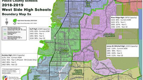 Pasco County Zoning Map - Blank North America Map