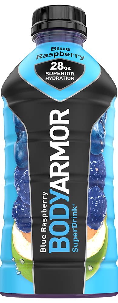 Blue Raspberry Bodyarmor Sports Drinks Superior Hydration