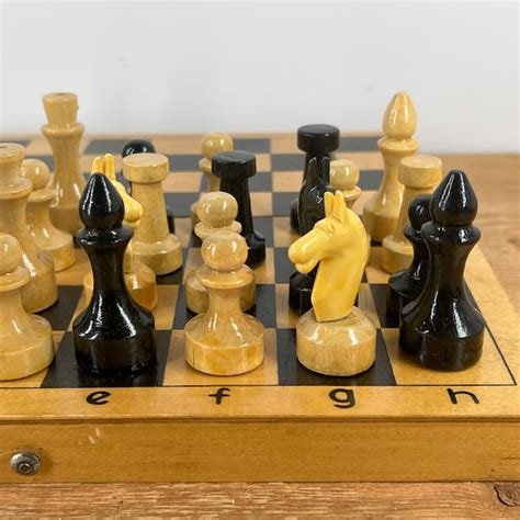 Old Russian Chess Set Etsy