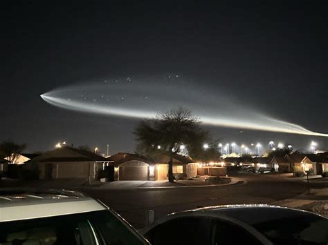 SpaceX Rocket Launch South Tucson 3/18. : r/Tucson