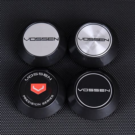 4PCS VOSSEN Rim Cap 60MM Clip Diameter Wheel Cover Cap VOSSEN Emblem