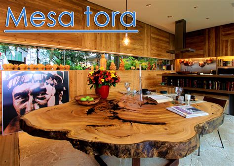 Mesa Tora Veja Modelos Lindos Raw Wood Furniture Dining Room