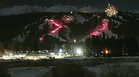 Annual New Years Eve Torchlight Parade At Snow Summit