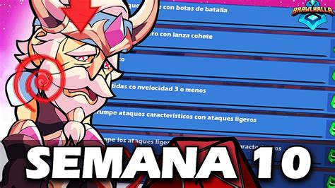 BRAWLHALLA MISIONES SEMANA 10 PASE DE BATALLA 7GUÍA BÁSICAEspañol