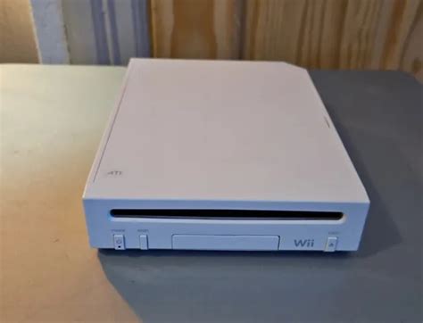 NINTENDO WII CONSOLE White Unit Only Tested Factory Reset UK