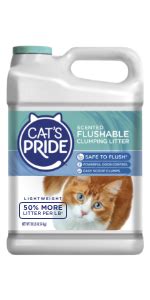 Amazon Cat S Pride Lightweight Clumping Litter Flushable