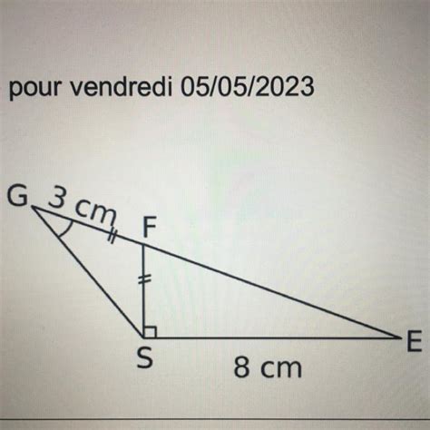 Exercice 1 Trigonométrie 8 points Les points E F et G sont alignés