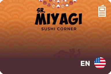 Menú Sr. Miyagi Sushi – Menú digital