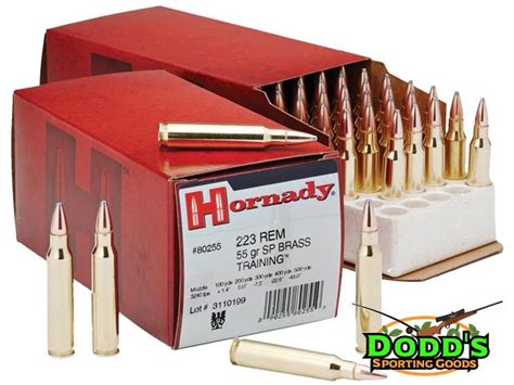 Hornady 80255 Custom 223 REM 55 GR Spire Point 50 PER Box 10