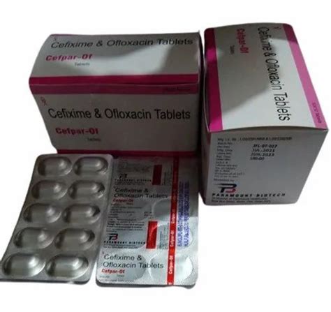 Cefixime Ofloxacin Tablet At Rs 1800 Box Baddi ID 23889801062