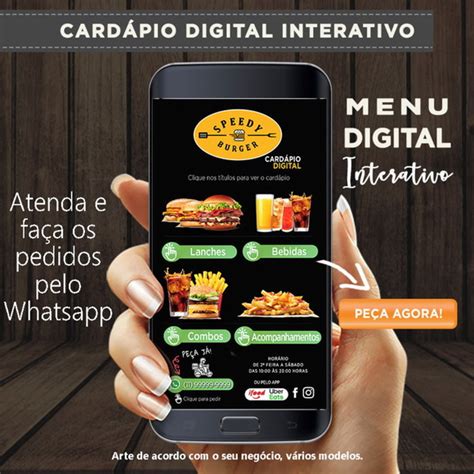 Cardápio digital interativo Elo7 Produtos Especiais