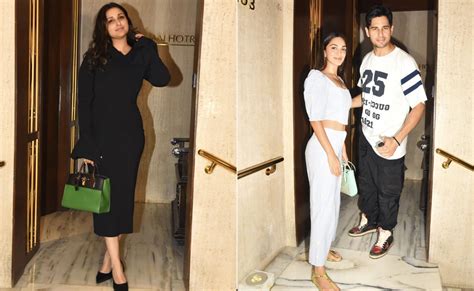 Pics Sidharth Malhotra Kiara Advani And Parineeti Chopra Spent Sunday